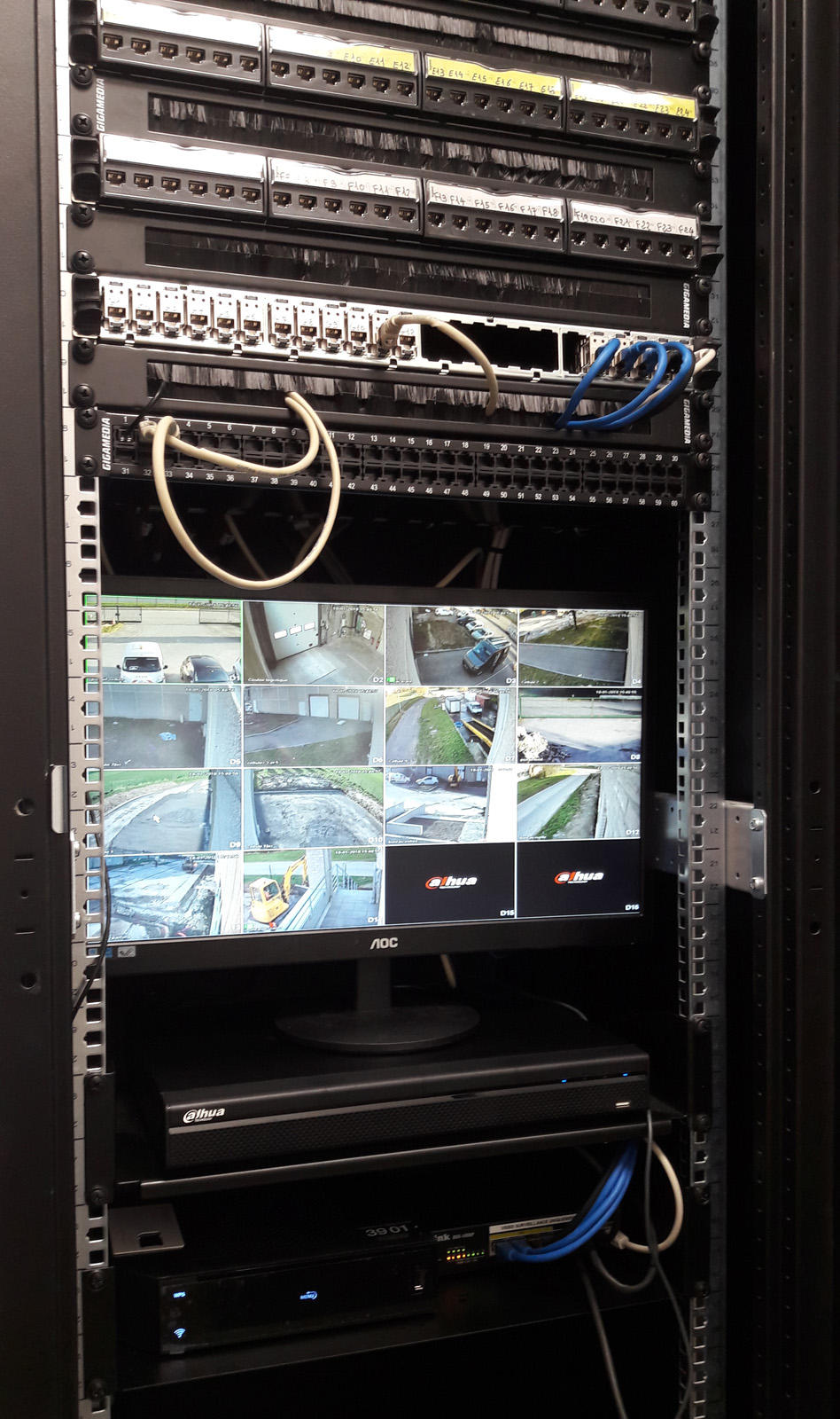 Fibre Optique - installation DB-CAM